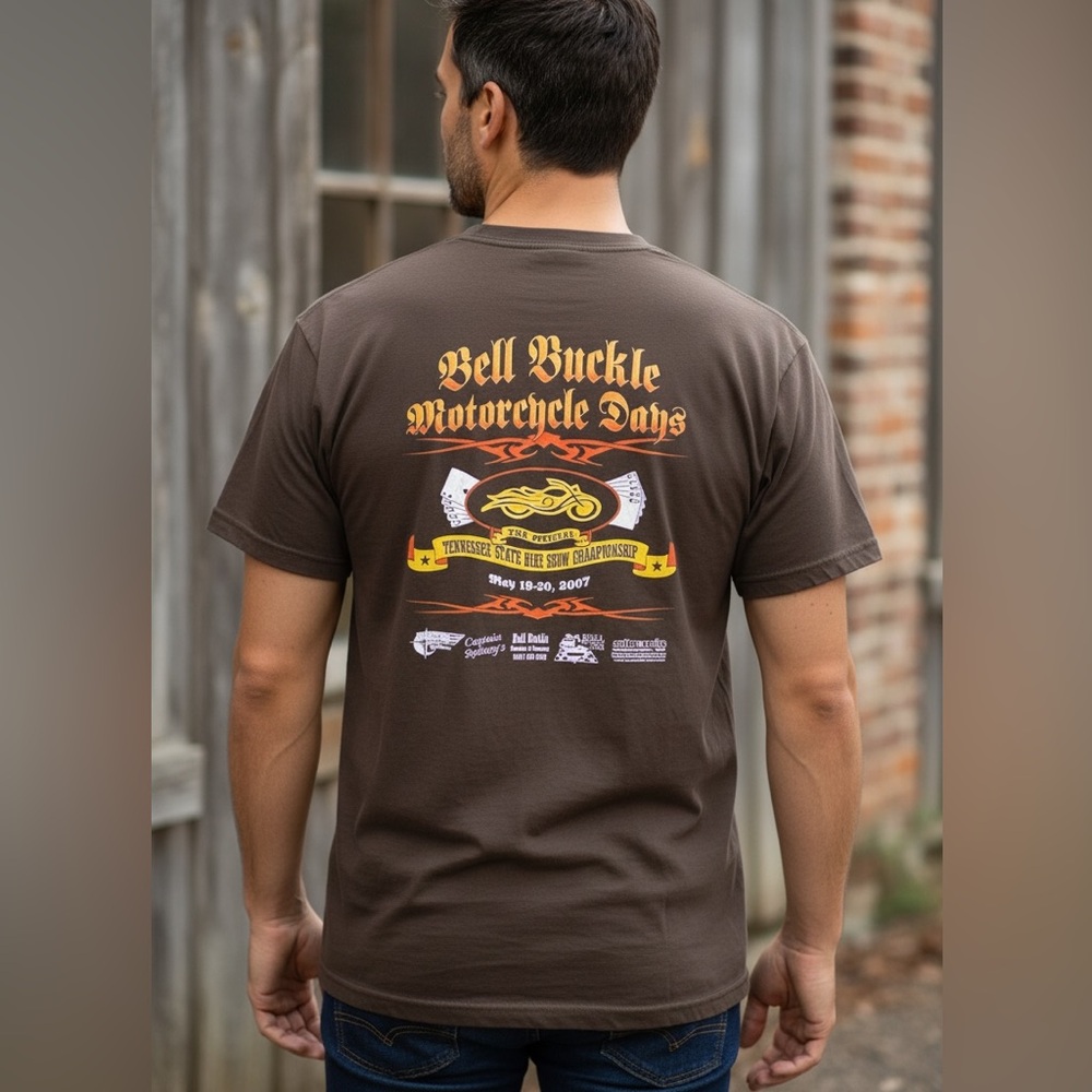 Harley Davidson Bell Buckle‎ Motorcycle Days T-shirt